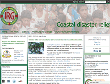 Tablet Screenshot of members.internationalrescuegroup.org